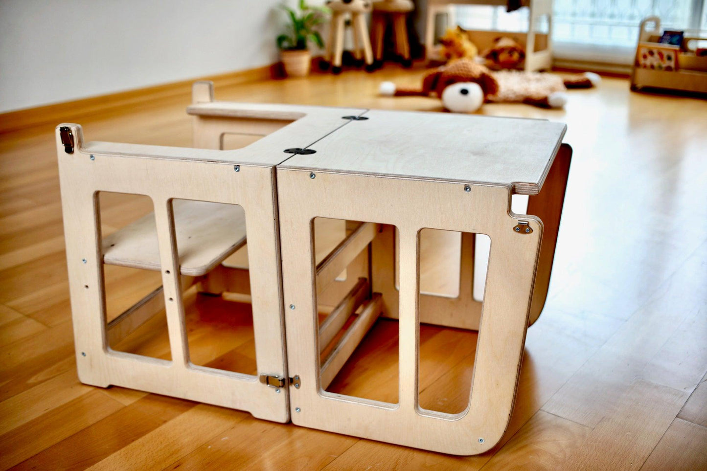 2-in-1 Montessori Learning Tower & Desk