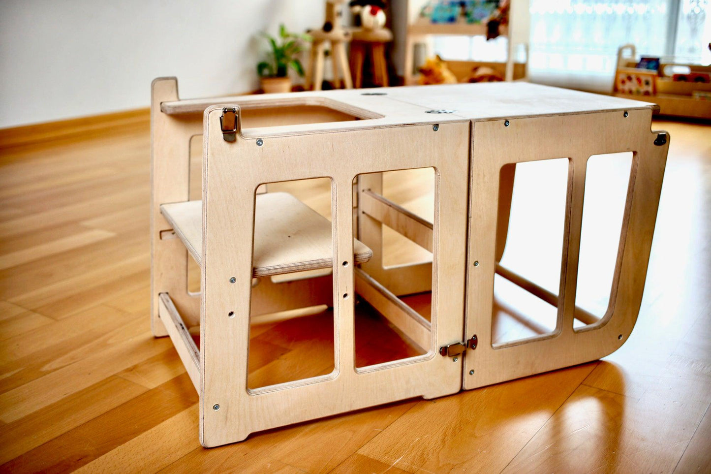 2-in-1 Montessori Learning Tower & Desk