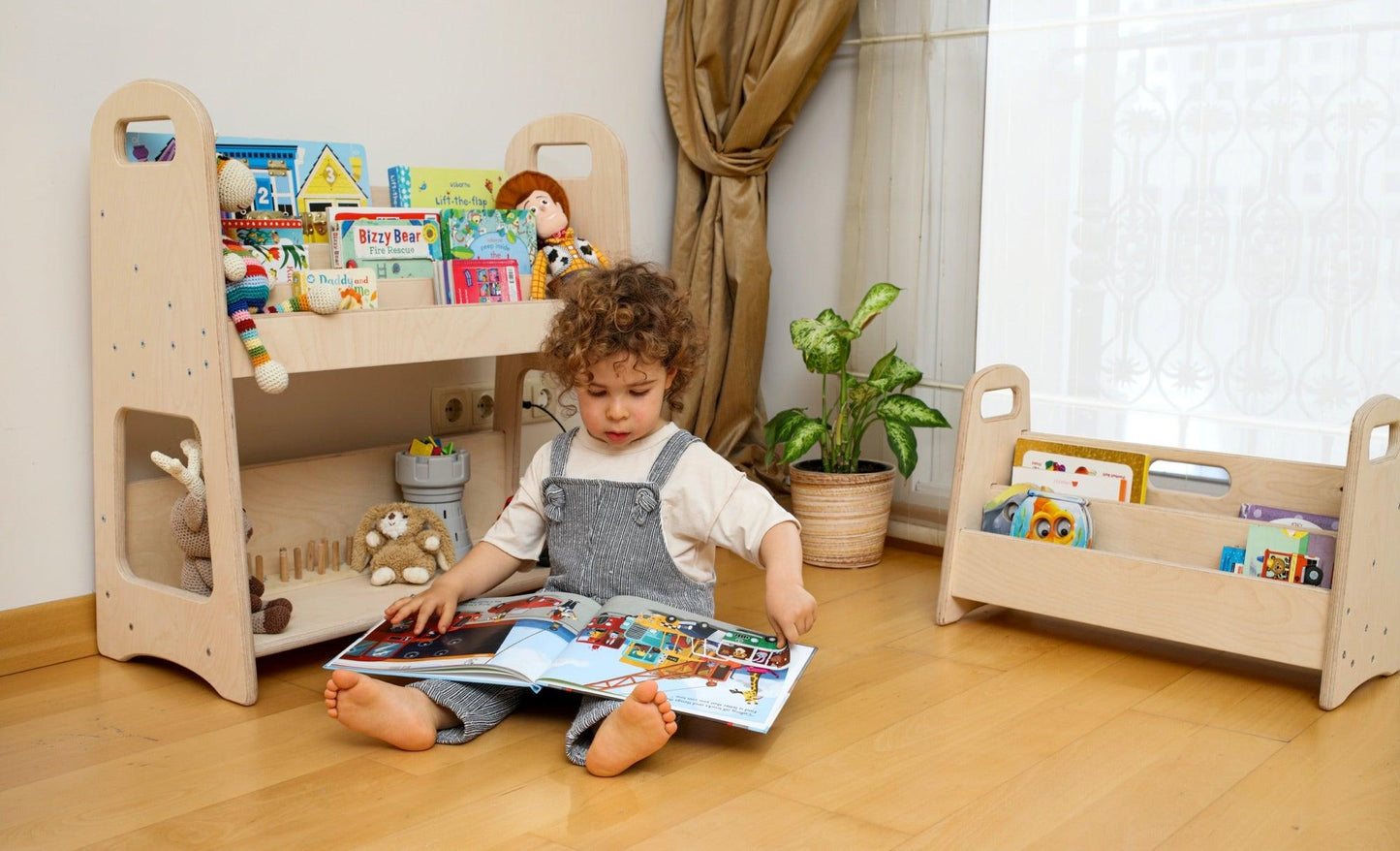 Wooden Bookshelf