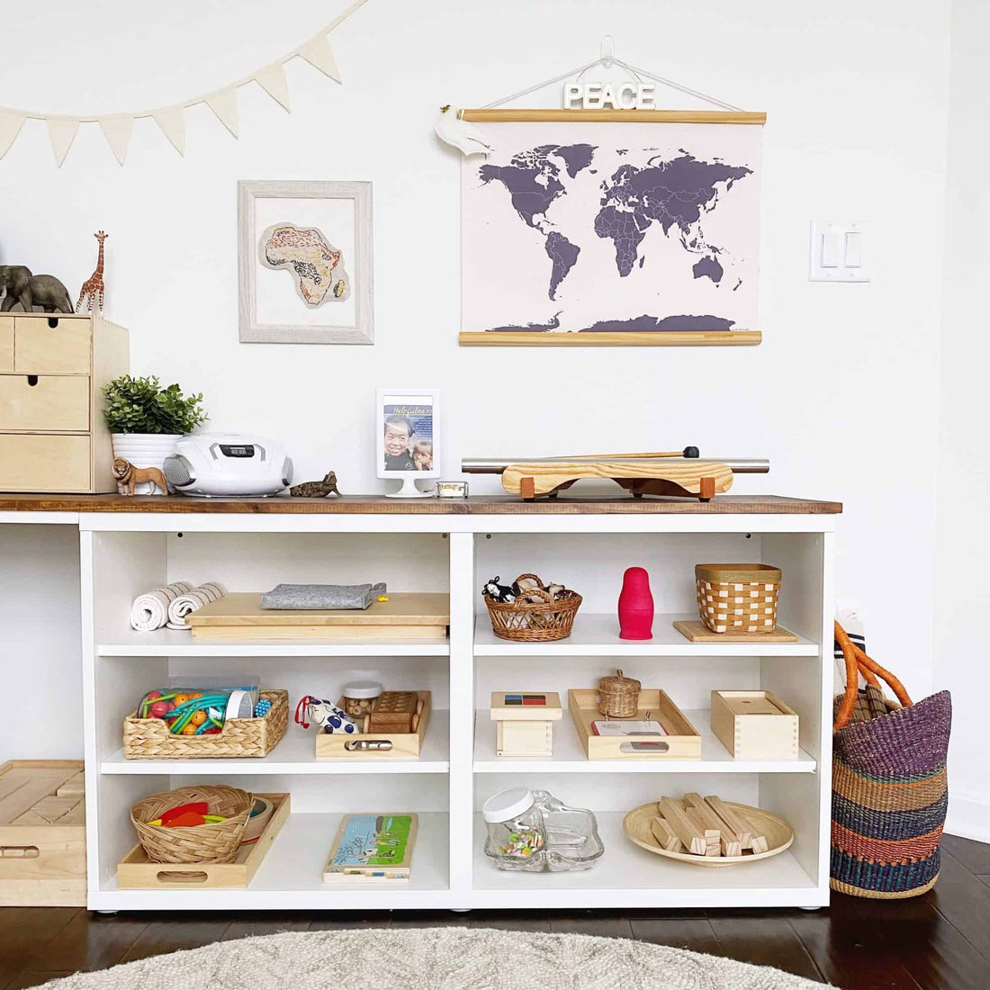 How to Create a Montessori-Inspired Playroom at Home