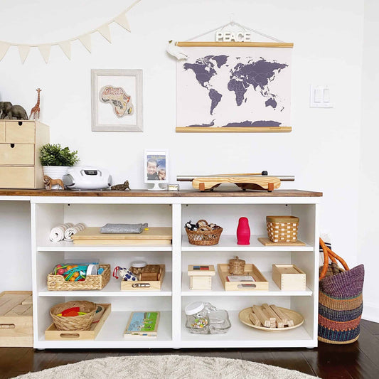 How to Create a Montessori-Inspired Playroom at Home